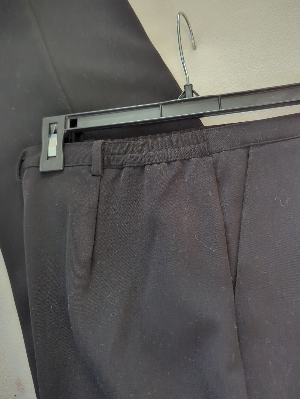 Sag Harbor Bi-Stretch Black High Rise Dress Slacks Pants NEW W/Tag Sz 6P Pockets - Picture 11 of 16